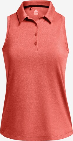 UNDER ARMOUR Sporttop 'Playoff Sleeveless' in Rood: voorkant