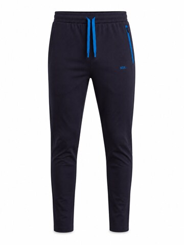 SCR. Regular Sportbroek 'MORO' in Zwart: voorkant