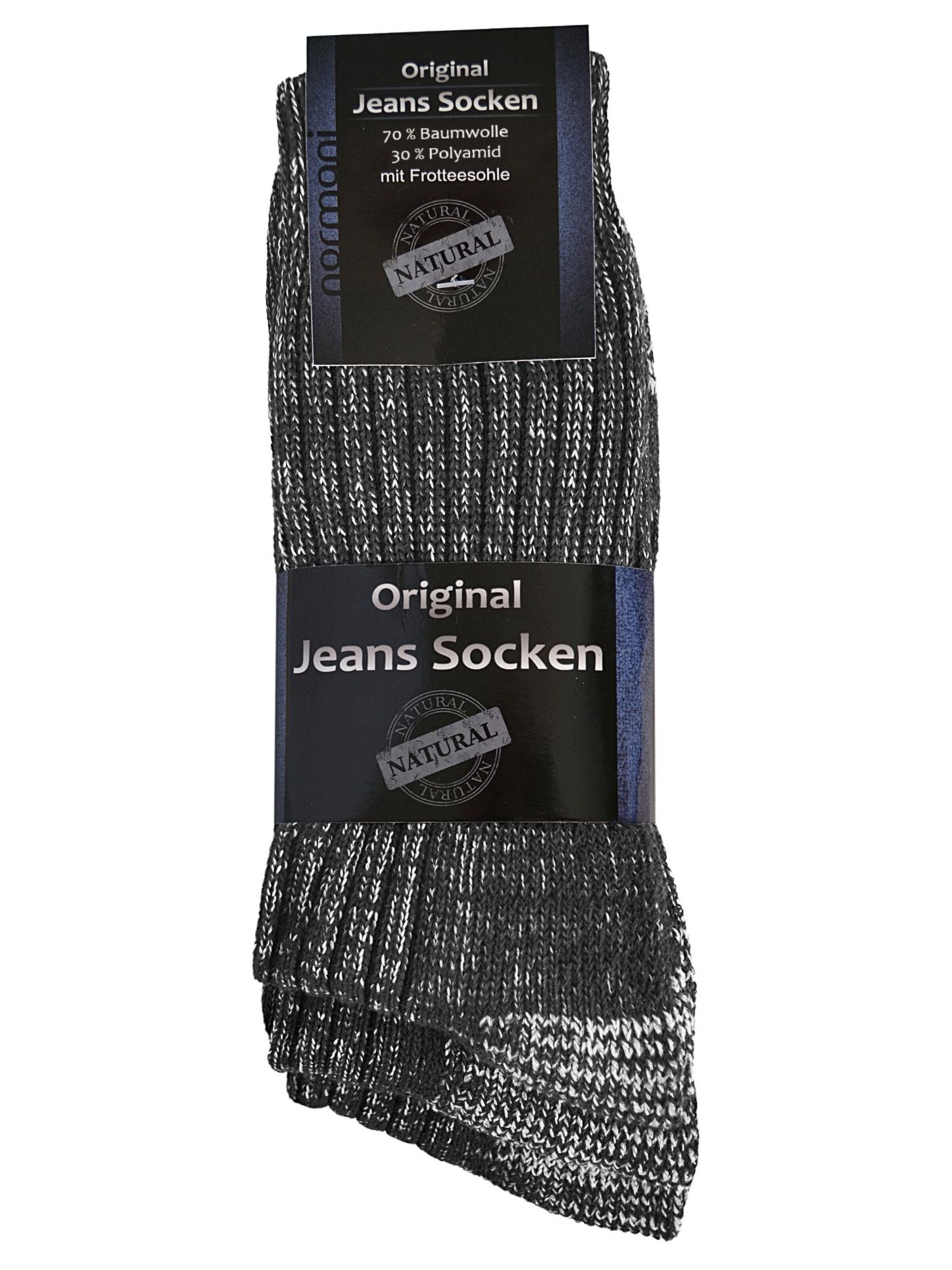 Chaussettes normani en gris : devant