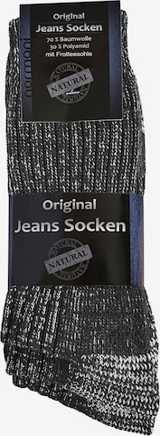 Chaussettes normani en gris : devant