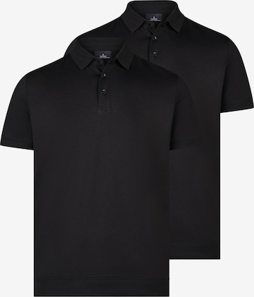 Ragman Shirt 'Basic' in Schwarz: Vorderseite