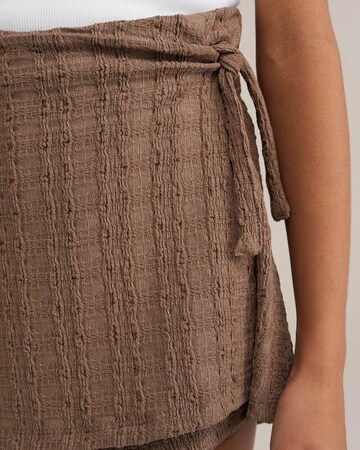 Jupe WE Fashion en marron