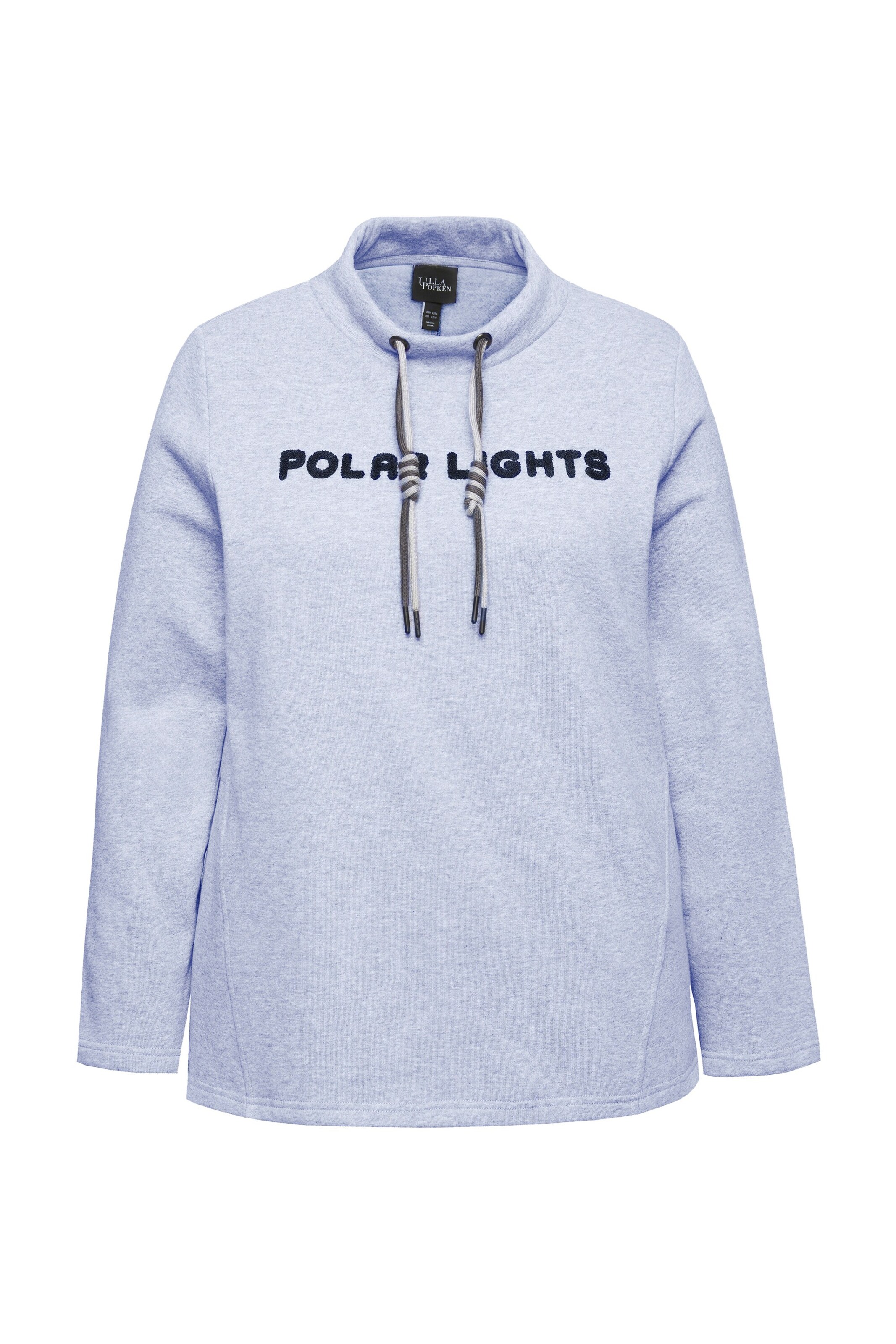 Ulla Popken Sweatshirt in Grijs: voorkant