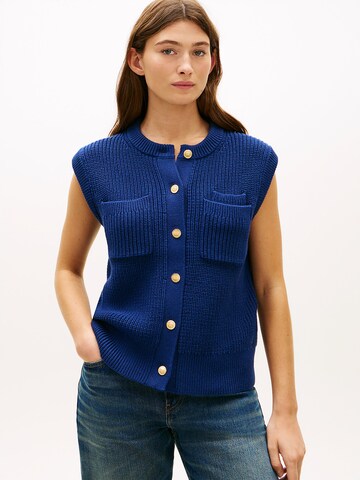 TOMMY HILFIGER Knitted vest in Blue: front