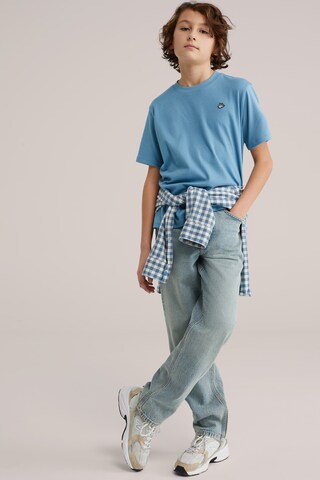 WE Fashion Loosefit Jeans in Blau
