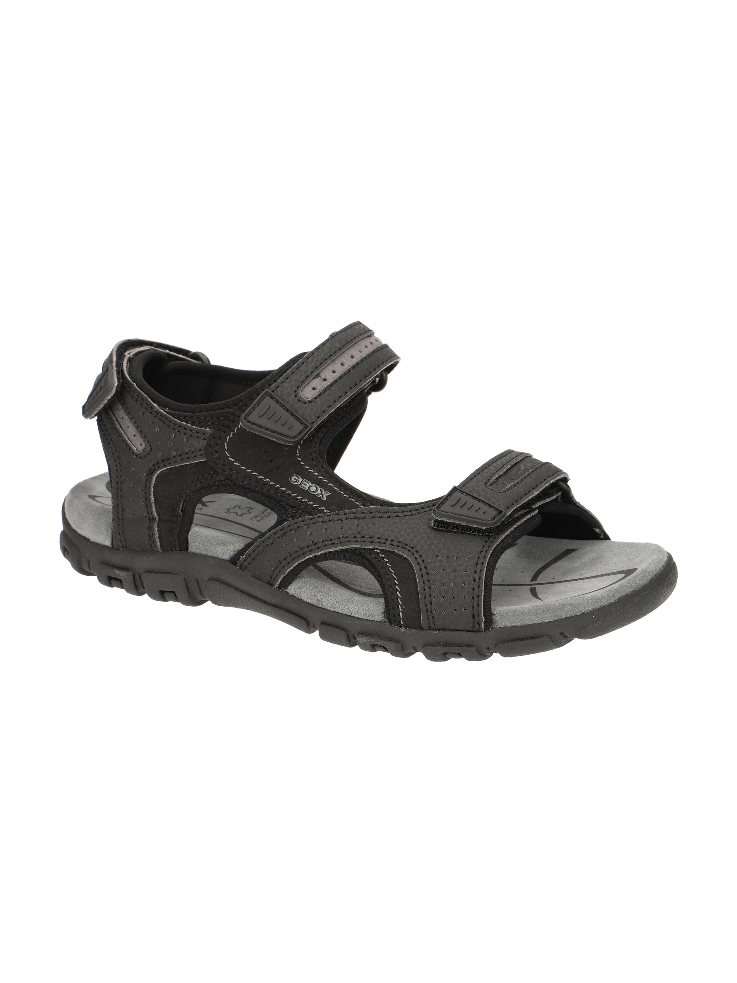 GEOX Sandals in Black: front