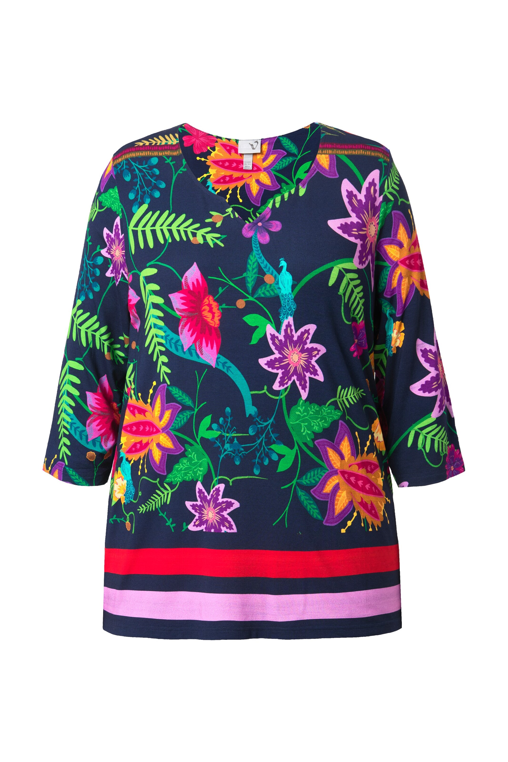 Ulla Popken Shirt in Mischfarben: Vorderseite