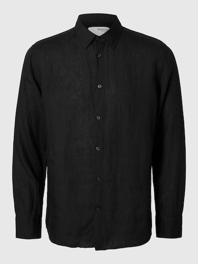 SELECTED Button Up Shirt in Black, Item view
