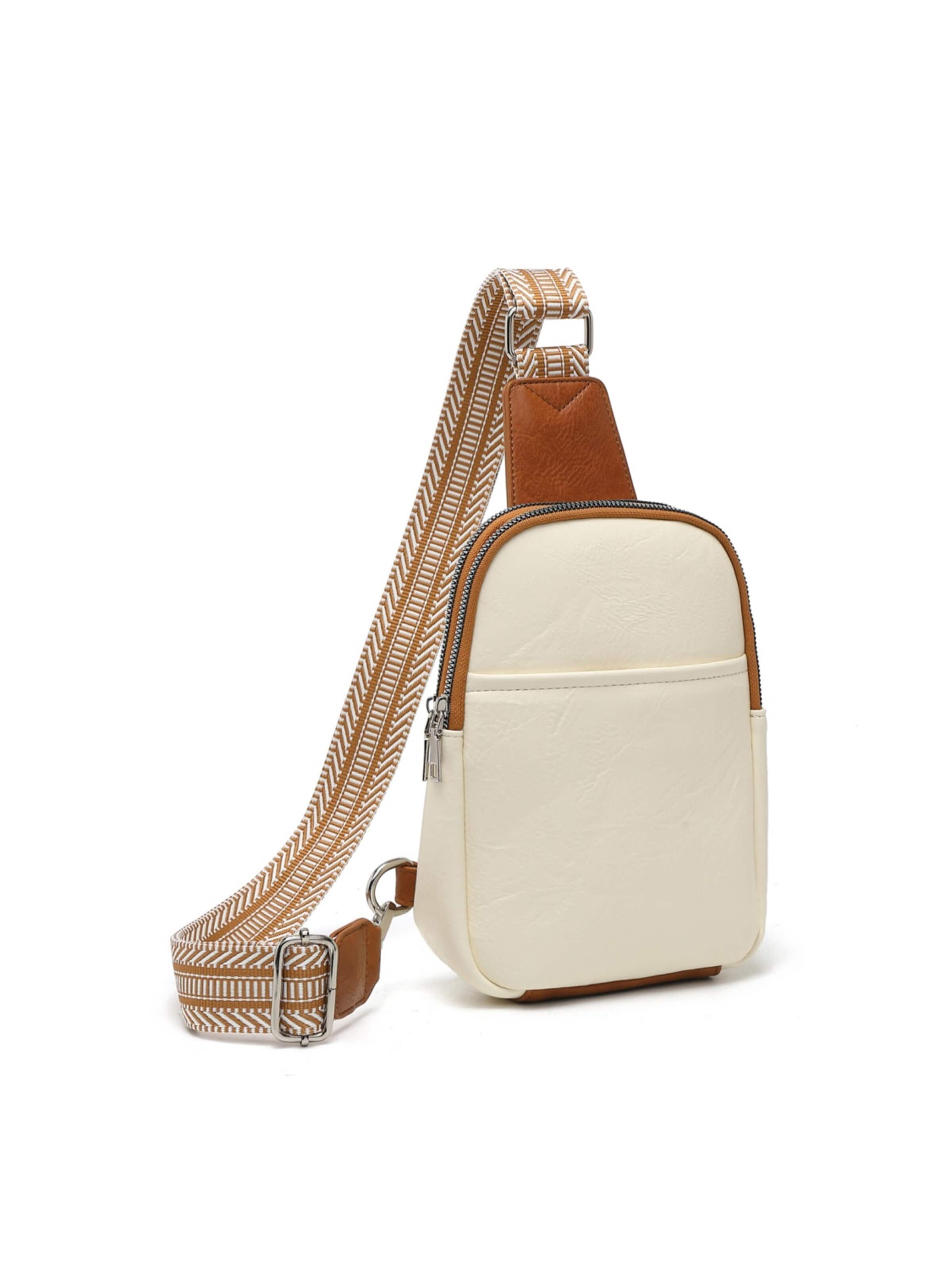 Kono Crossbody Bag in Beige