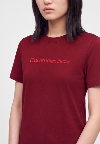 Calvin Klein JeansMajica 'Classic' - crvena boja: prednji dio