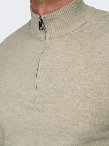 Only & Sons Свитер 'ONSLoui' в Бежевый