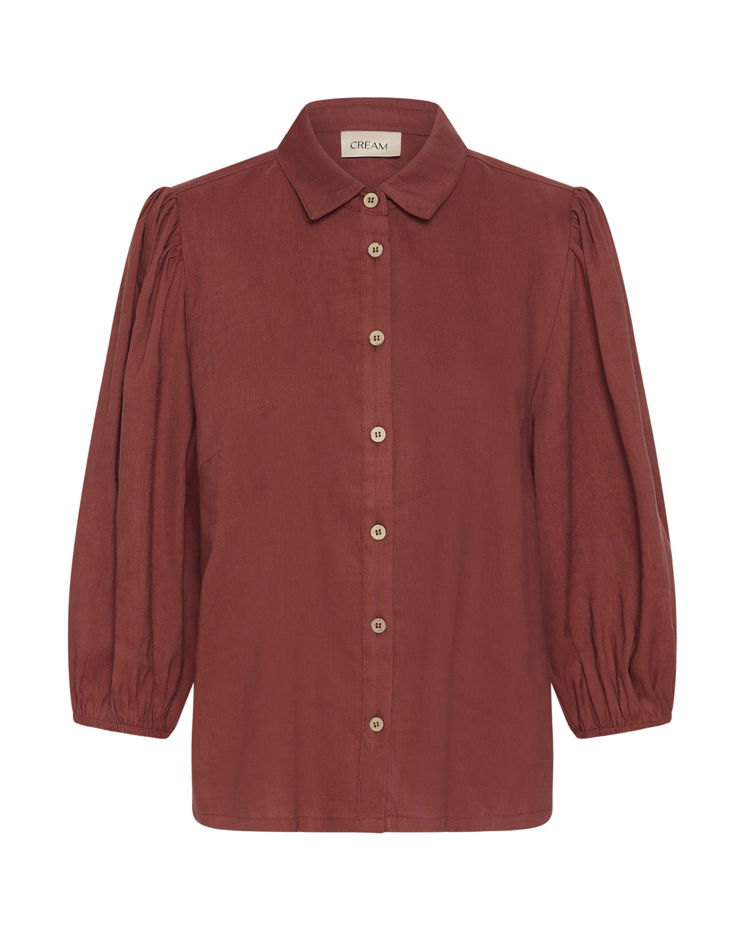 Cream Blouse 'June' in Red: front