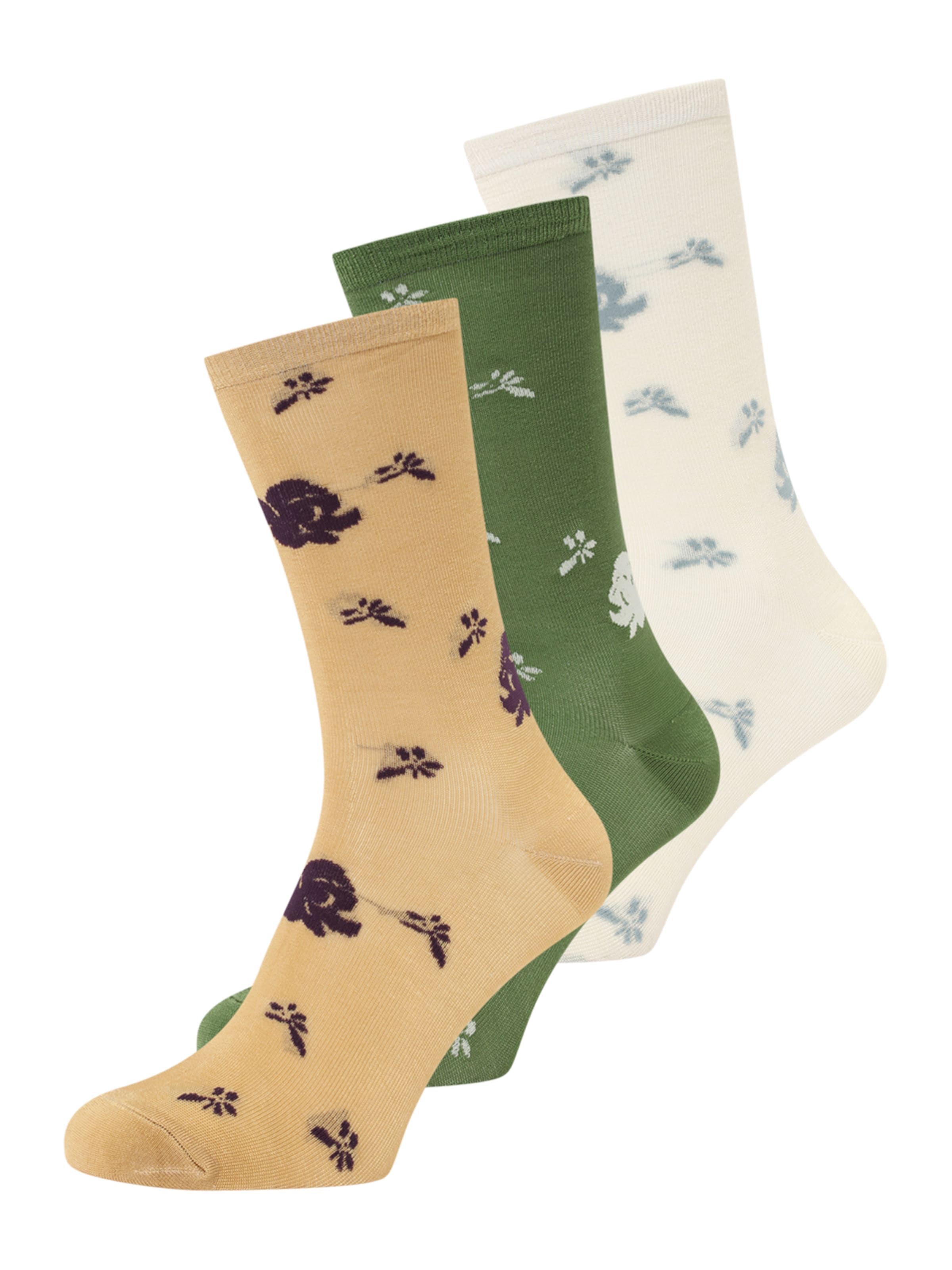 BeckSöndergaard Κάλτσες 'Riora Visca' σε κίτρινο: μπροστά