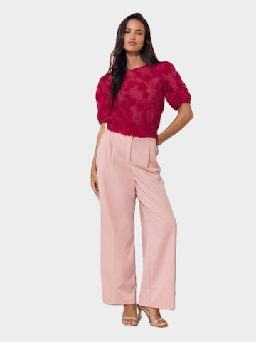 Lipsy Blouse in Rood: voorkant