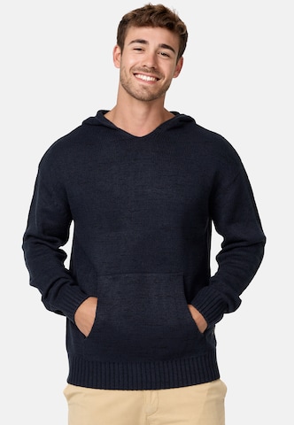 INDICODE JEANS Sweater ' Ledger ' in Blue: front