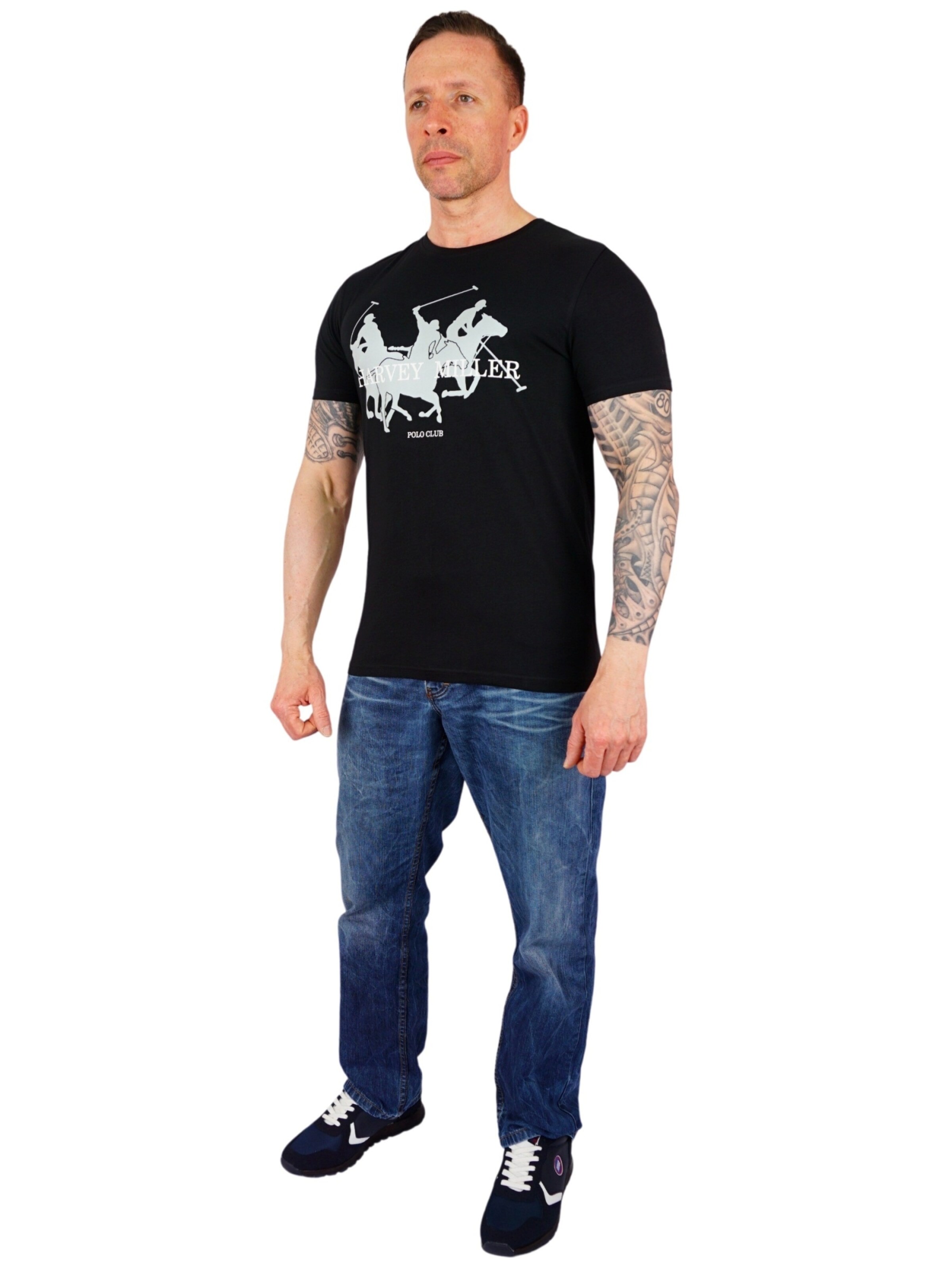 HARVEY MILLER Bluser & t-shirts i sort