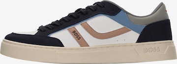 BOSS Низкие кроссовки 'Rhys_Tenn' в Синий: спереди