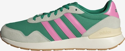 Sneaker low 'Run 60s 4.0' ADIDAS SPORTSWEAR pe ecru / verde smarald / roz, Vizualizare produs