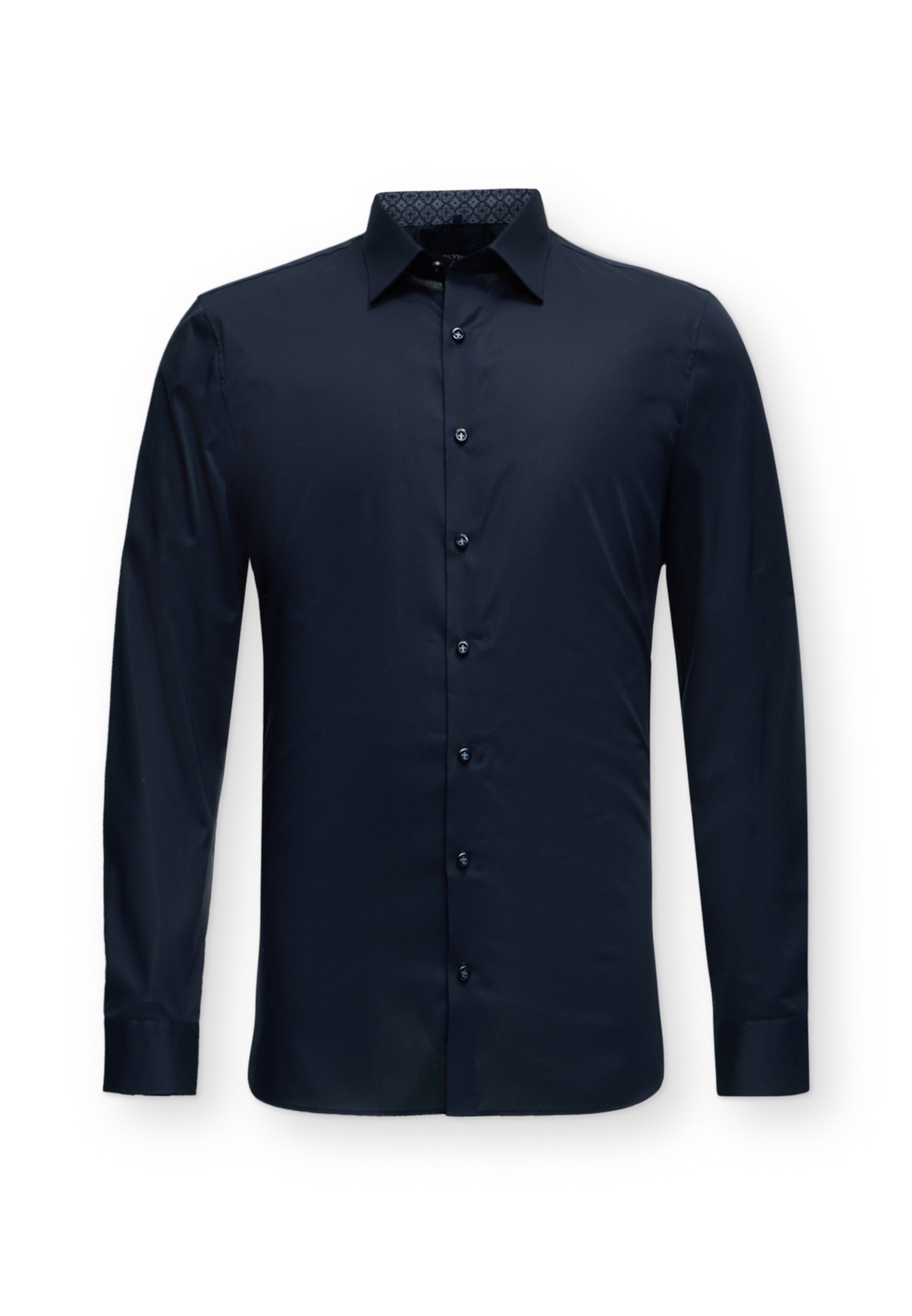 OLYMP Button Up Shirt in Blue: front
