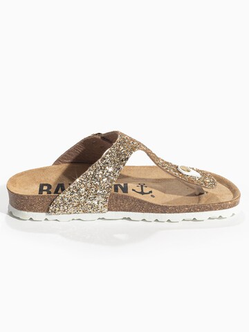 Bayton Teenslipper 'MERCURE' in Goud