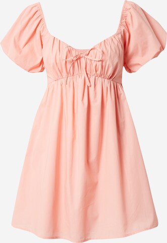 HOLLISTER Summer dress in Orange: front