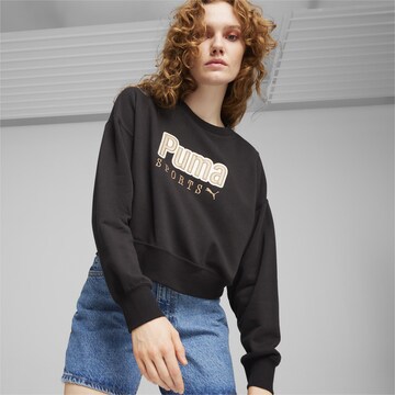 PUMA Sweatshirt in Schwarz: predná strana