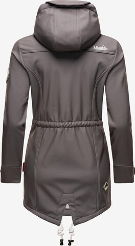 MARIKOO Raincoat 'Zimtzicke' in Grey