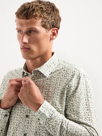 Regular fit Camicia di No Excess in verde