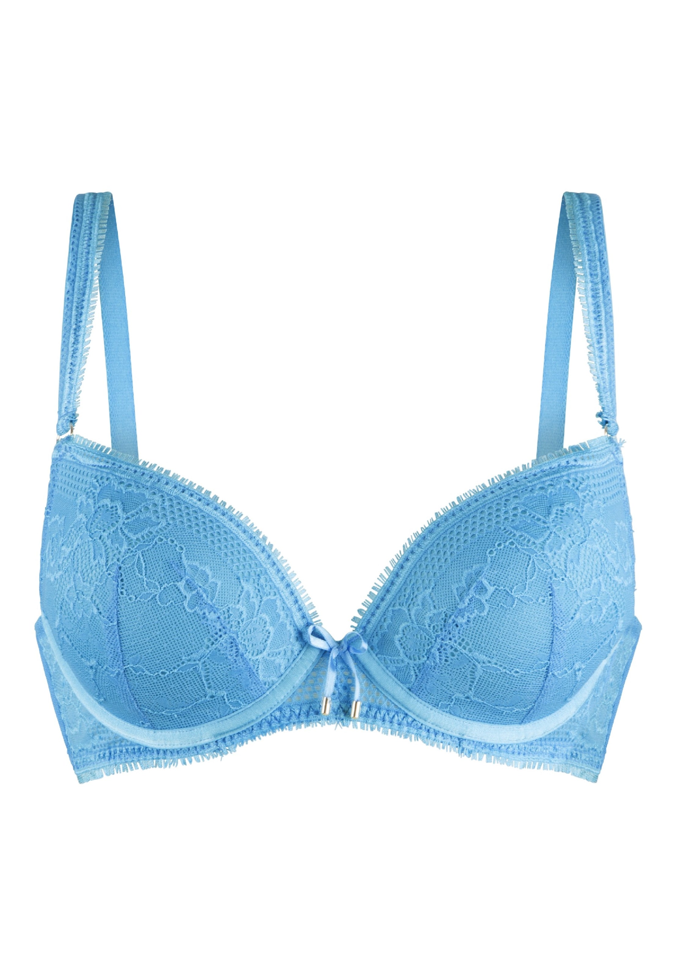 Push-up Soutien-gorge LingaDore en bleu : devant