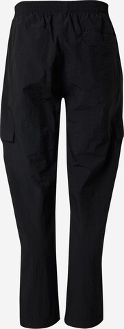 ABOUT YOU x Kingsley Coman Tapered Cargobroek 'Enzo' in Zwart