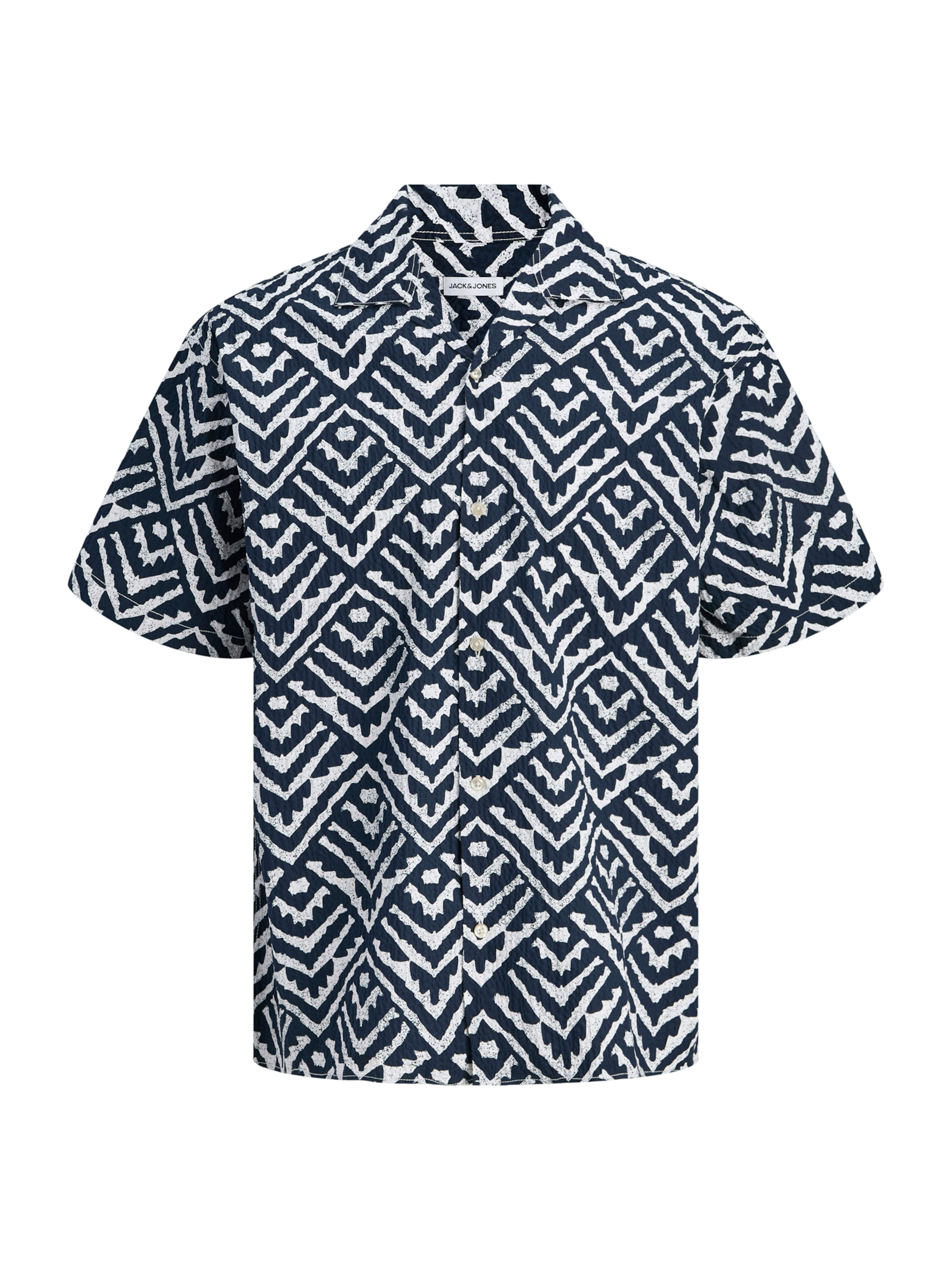 Jack & Jones Plus Regular fit Button Up Shirt 'JJMILO' in Blue: front