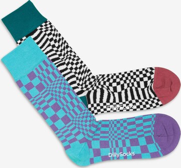 DillySocks Sokken 'Delusions' in Gemengde kleuren: voorkant