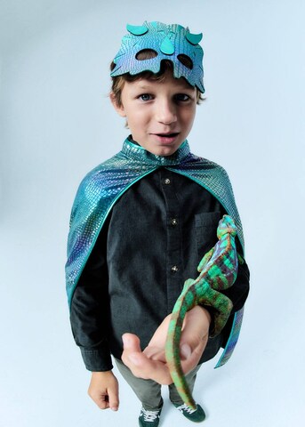 MANGO KIDS Set 'Dragon' in Green: front