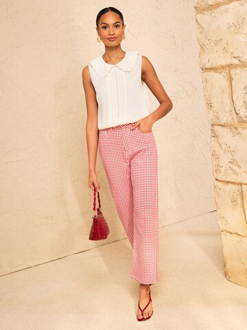 love & roses Bluzka w kolorze beżowy