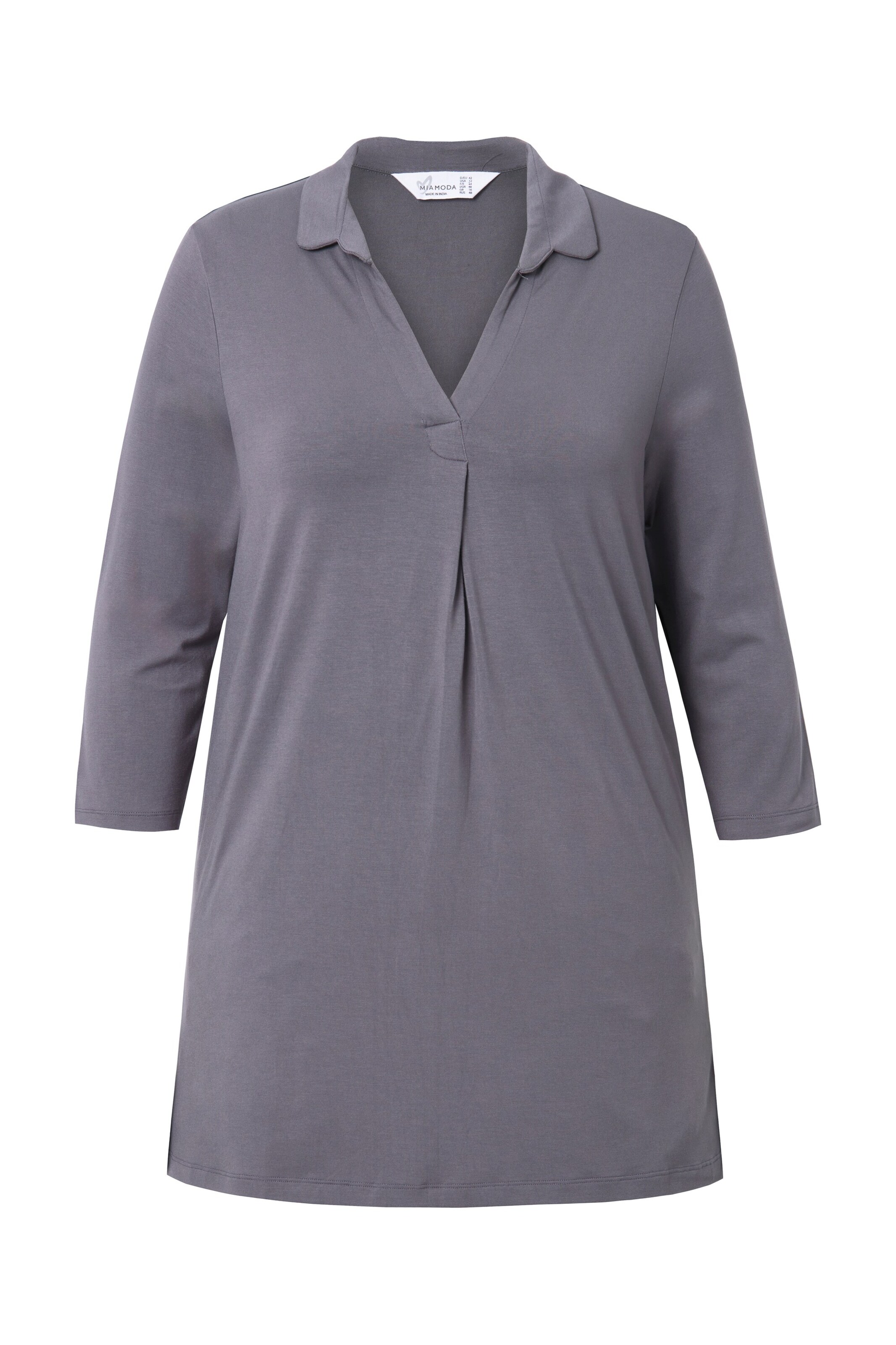 MIAMODA Shirt in Grijs: voorkant