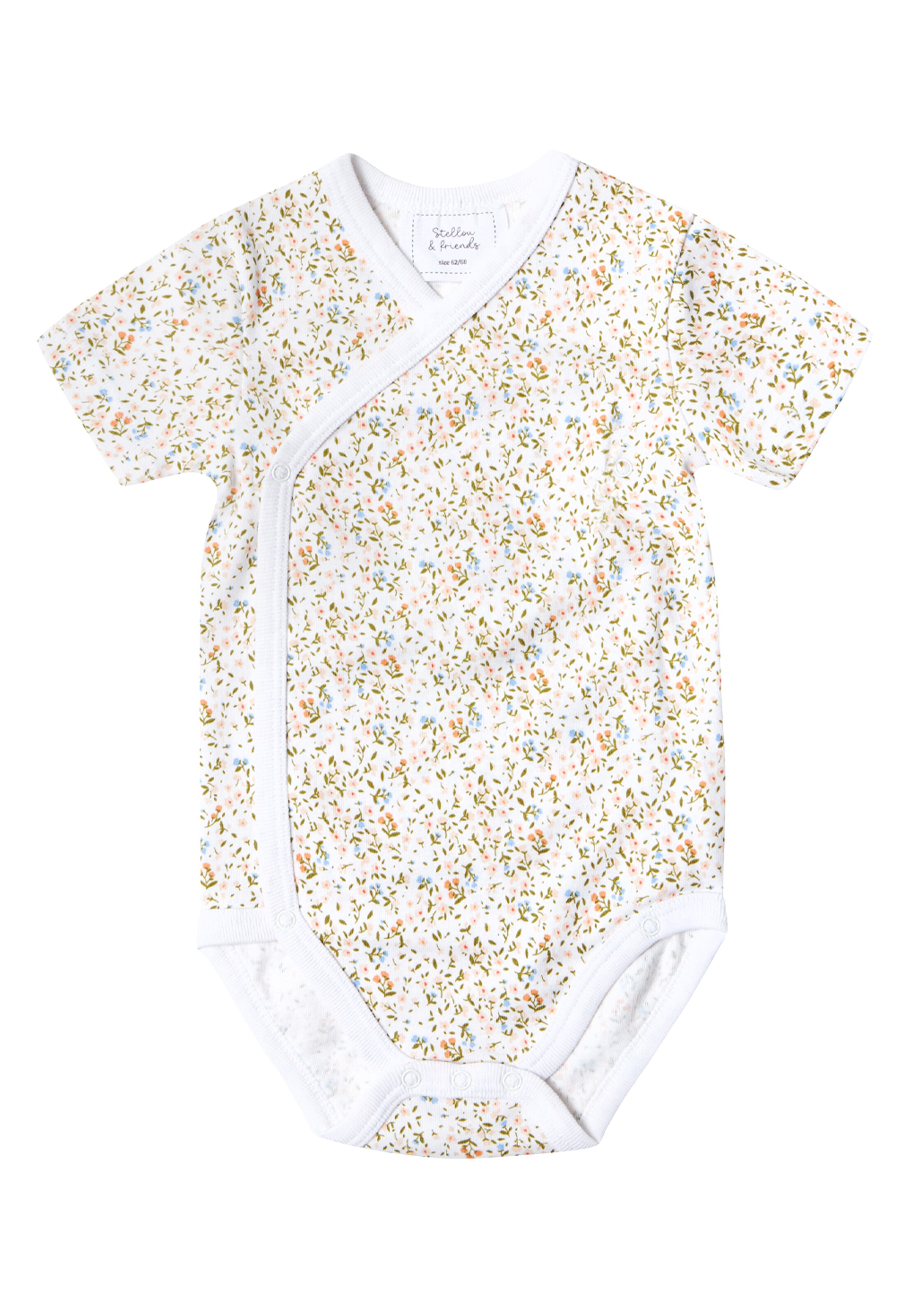 Barboteuse / body Stellou & Friends en blanc