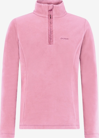 PROTEST Athletic Sweatshirt 'Remutey JR' in Pink: front