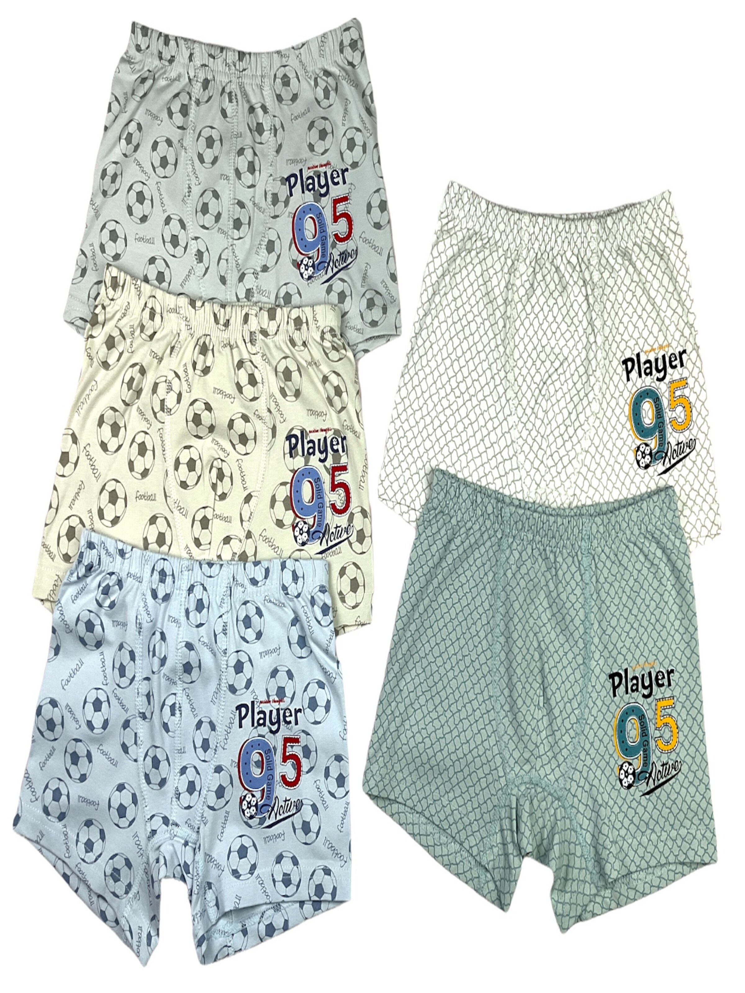 LOREZA Onderbroek 'Jungen Boxershorts Player' in Gemengde kleuren