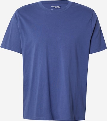 SELECTED T-Shirt 'SLHAspen' in Blau: Vorderseite