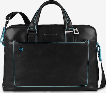 Sac d’ordinateur portable Piquadro en noir : devant
