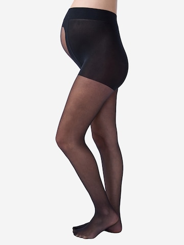 Calza velata di ETAM in nero: frontale