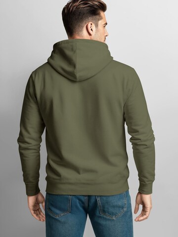 Neverless Sweatshirt 'Berg Herzschlag' in Grün