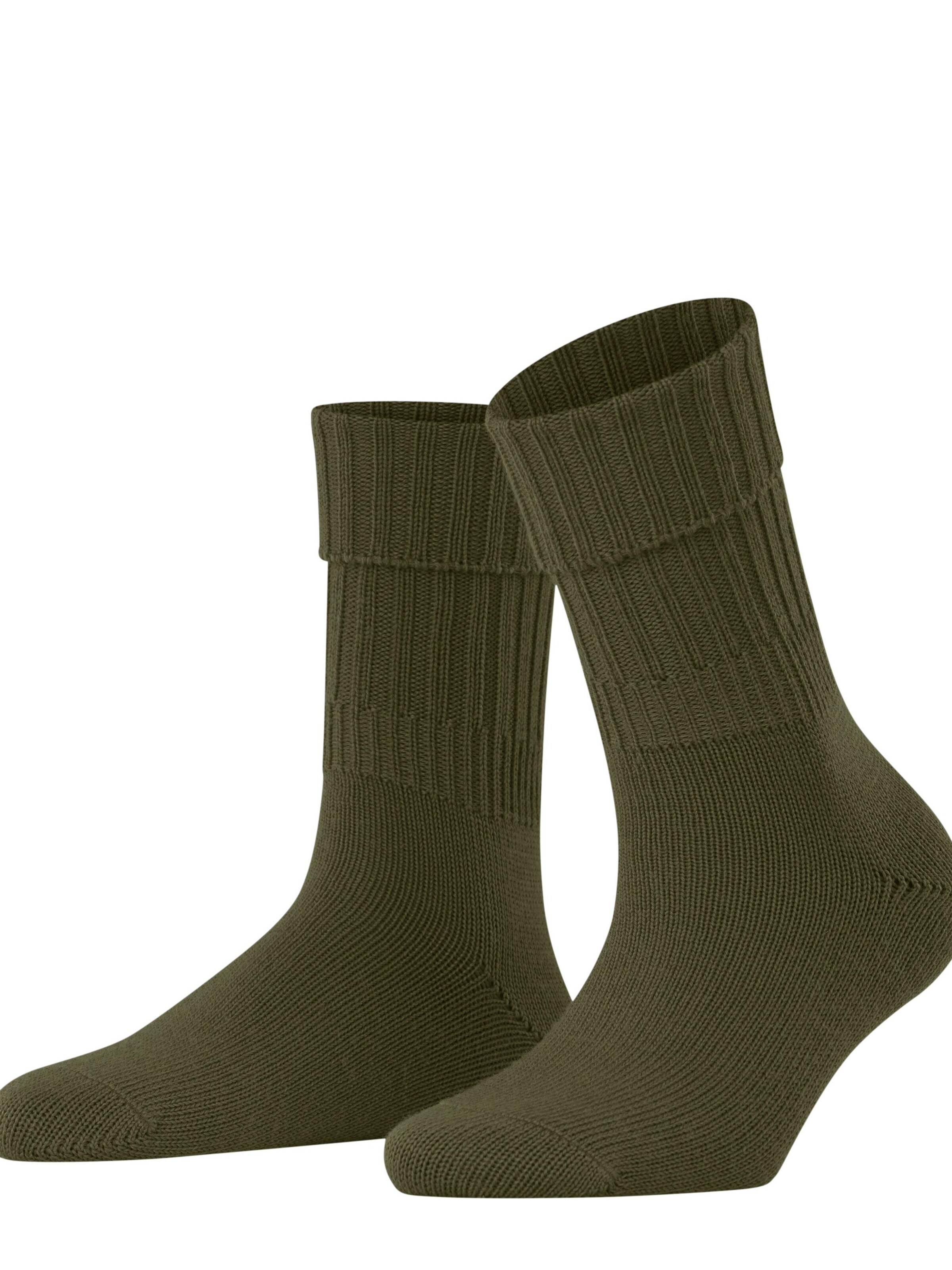 FALKE Socken 'Striggings Rib'‌‌‌ in Grün: Vorderseite