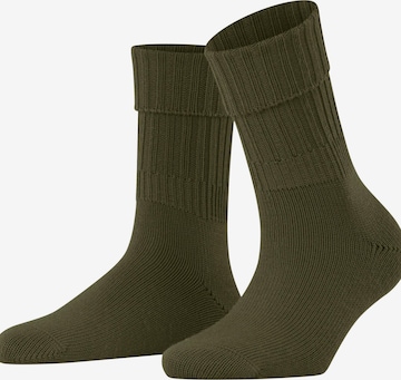 FALKE Socken 'Striggings Rib' in Grün: Vorderseite