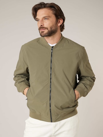 Deeluxe Tussenjas 'STONIC' in Groen: voorkant