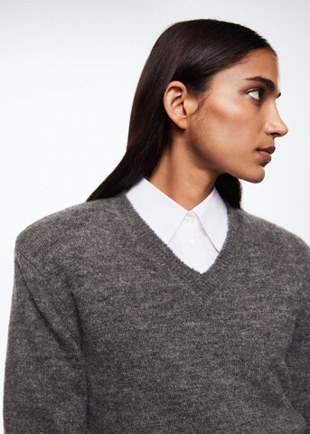 MANGO Pullover 'Scuola' in Grau