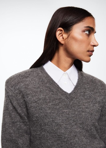 MANGO Sweater 'Scuola' in Grey