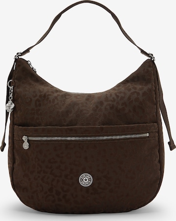 KIPLING - Bolso de hombro 'Khloe Leo' en marrón: frente