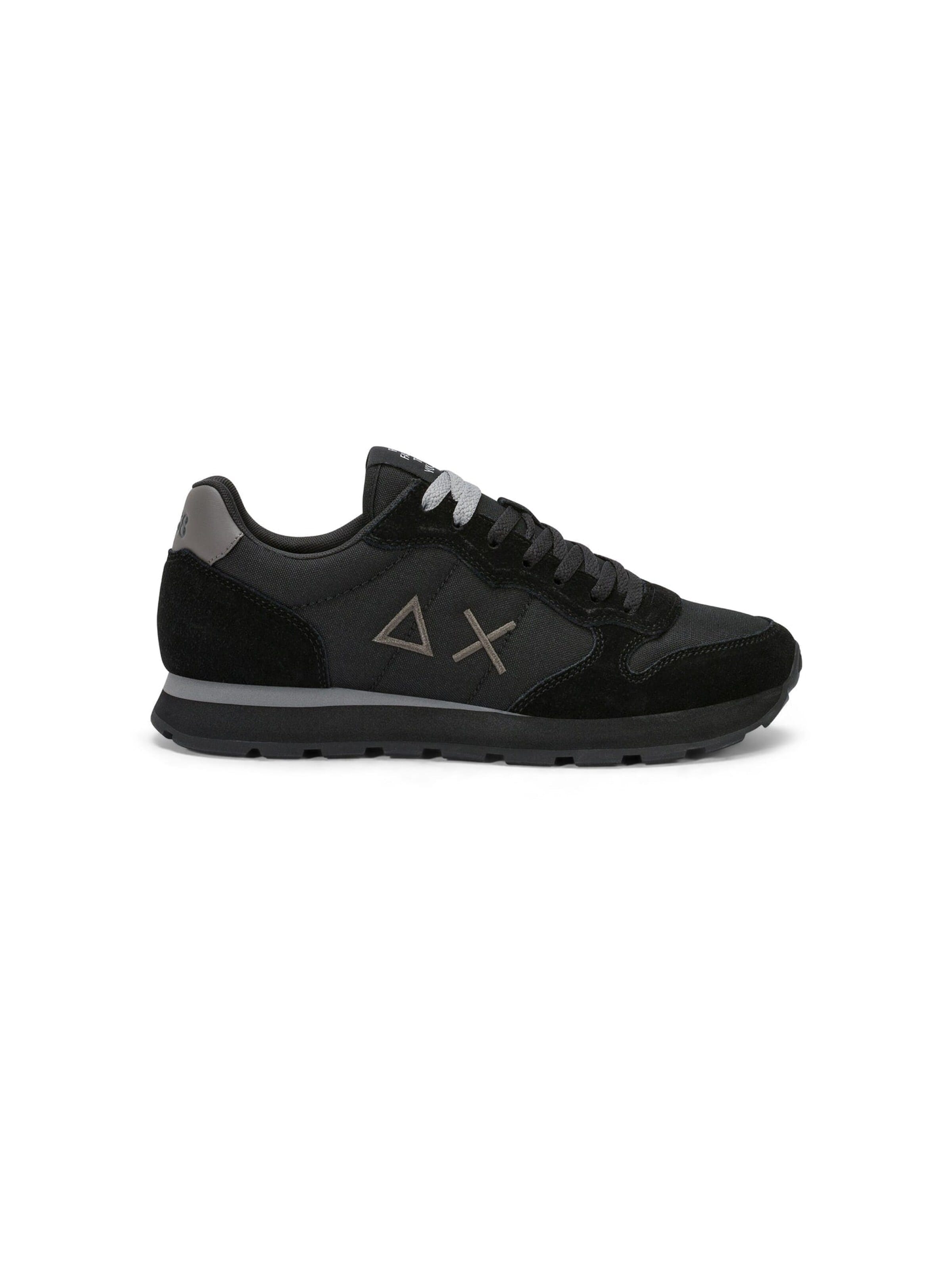 SUN68 Sneakers laag 'Men's Tom Sneakers in Nylon and Suede' in 40 in de kleur Zwart, Productweergave