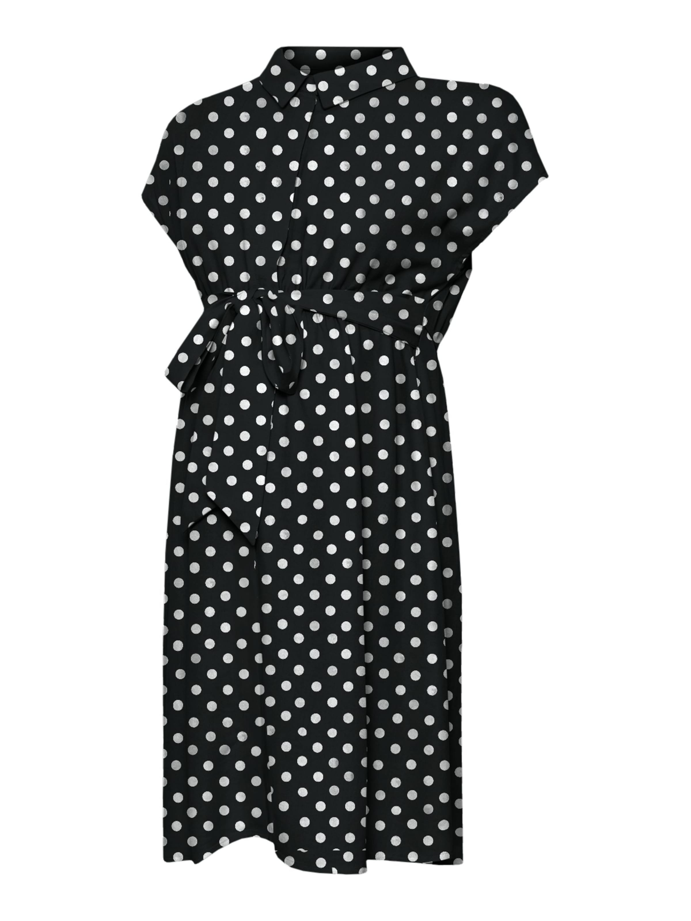 Robe 'VMMNEWHALLIE' Vero Moda Maternity en noir : devant